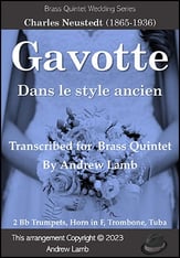 Gavotte (Dans le style ancien) P.O.D cover